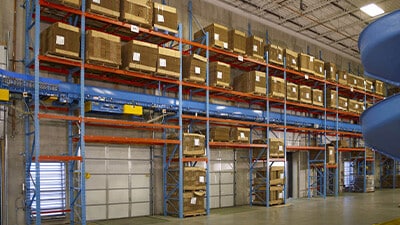 Over Dock Door Storage Racks