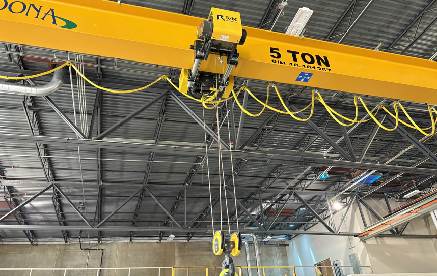 Electric Chain Hoist and Wire Rope Hoist Assembly