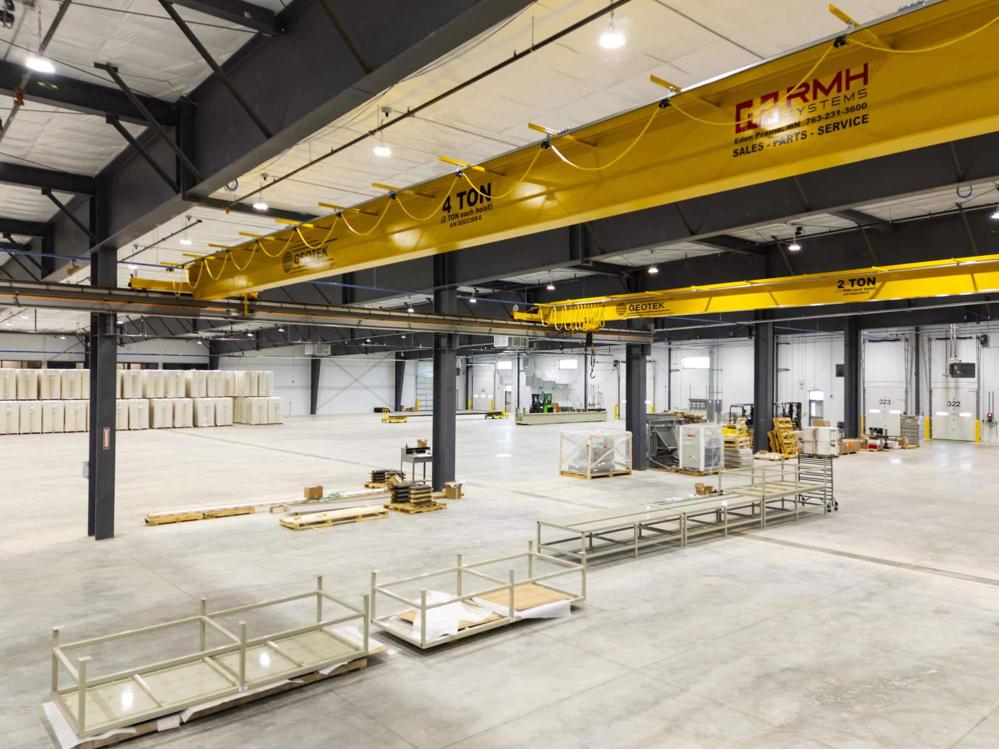 Industrial Equipment Integration and Structural Racking Engineering by RMH Systems